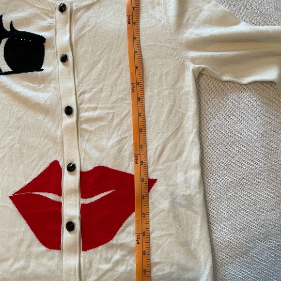 Alice + Olivia Graphic Art Sweater S/P - Picture 16 of 16